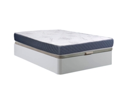 Sommier Atenas Blanco 150X190Cm Colchón Viscoelástico 23Cm SALDOSYSTOCKS