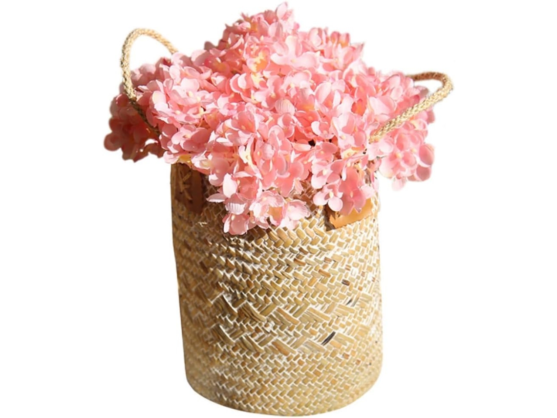 6 Flores Artificiales De Hortensia De Seda Para Bodas Y Decoración Del Hogar.