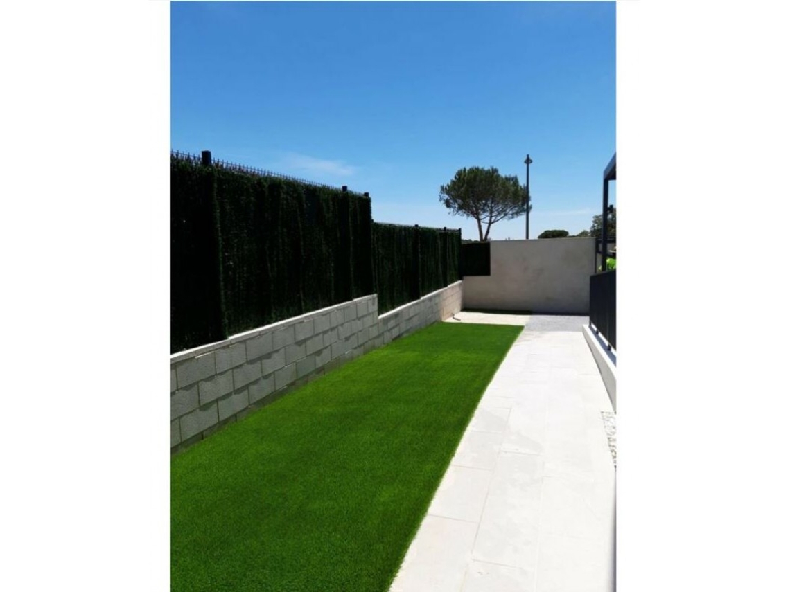 Seto artificial jardin hoja ancha 2 x 3 metros, 90 varillas