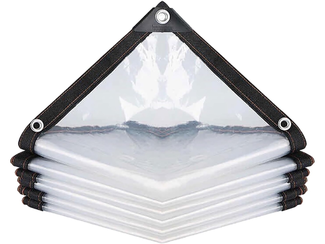 Lona Transparente De Alta Resistencia: Cubierta Robusta, Lámina Impermeable Y Duradera |