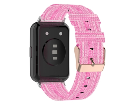 Correa de nailon liberación rápida con hebilla 20mm para Huawei Watch Fit 2 - rosa