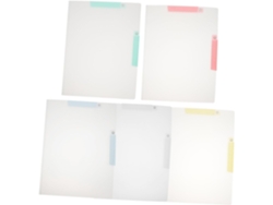 100 hojas de protectores de revistas, cubiertas para carpetas, cubiertas de papel plástico y hojas transparentes.