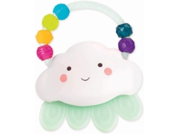 Juguete de confort para bebés: Sonajero con forma de nube que se ilumina, tiene música y mordedor texturizado.
