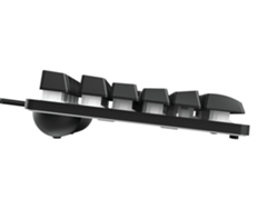 Teclado Con Cable Para Juegos TRUST- Thado GXT833 (Teclado Usb ES - Negro/ Gris)