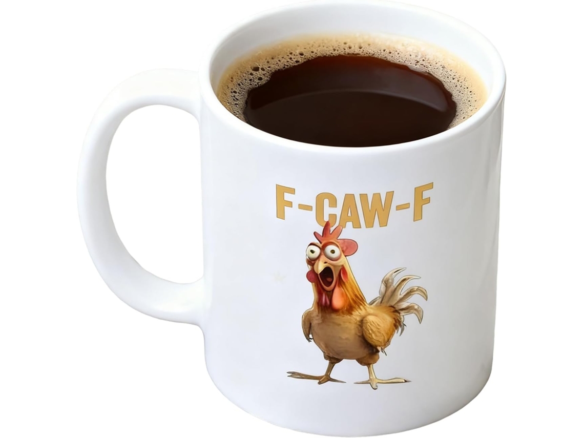 Taza Con Diseño De Pollo - Taza De Café Portátil Con Forma De Animal De 10,9 X 8 Pulgadas