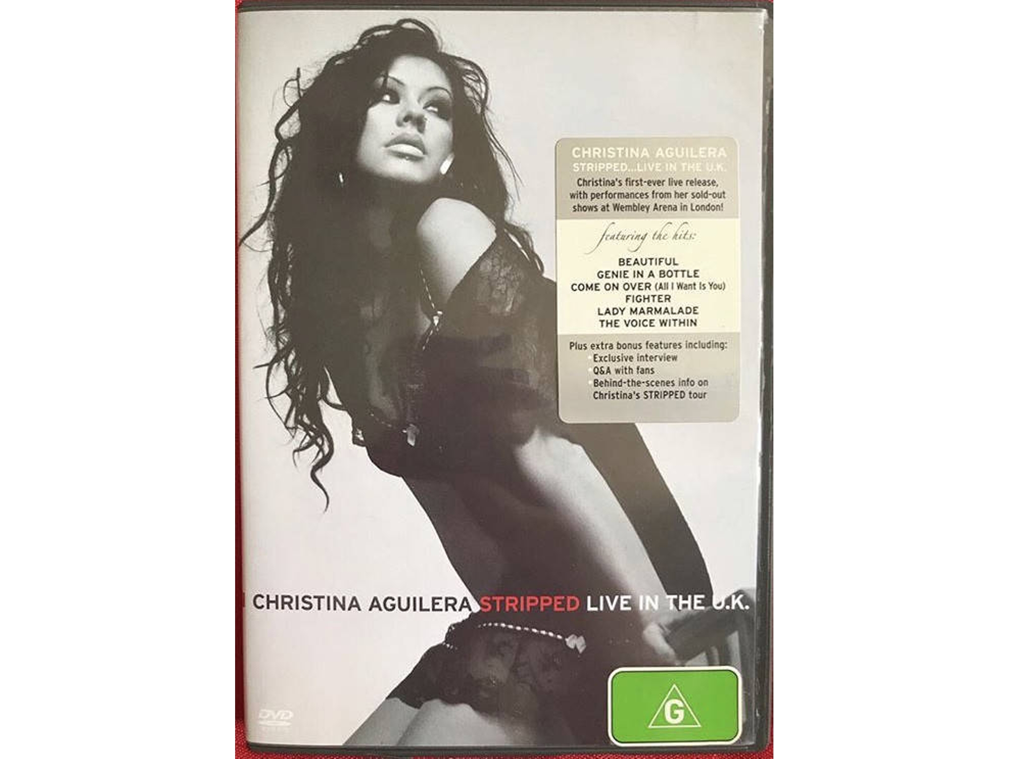 DVD Christina Aguilera - Stripped - Stripped (1CDs)