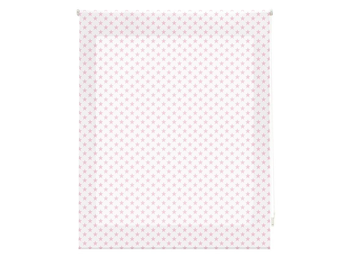 Estor Enrollable HAPPYSTOR Stars Estampado Digital Fantasia Rosa 165x180 cm