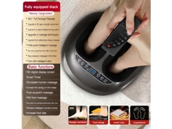 Masajeador De Pies Y Piernas, Función De Calor, Ajuste De Intensidad De 5 Niveles, Temporizador Automático, Tamaño Compacto, Recargable, Apt