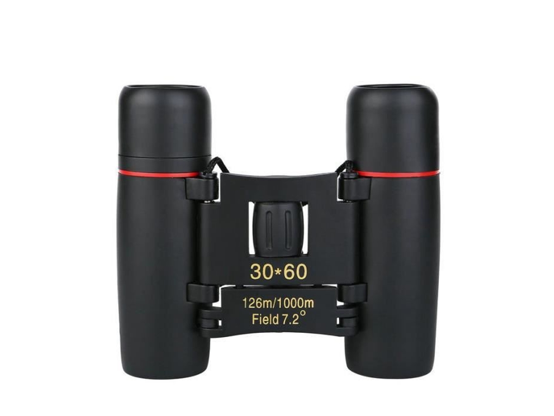 RUMOCOVO potentes binoculares profesionales Mini telescopio portátil Fmc 30X60 lente negra con revestimiento multicapa