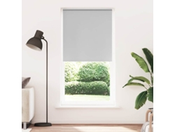 Maison Exclusive - Estor Enrollable Opaco Gris Claro 115x210 Cm Tela Ancho 110,7cm