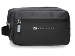 Neceser PEPE JEANS Jarvis Dos Compartimentos Adaptable Negro (26 x 16 x 12 cm)