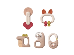 Conjunto De Chupetes Con Sonidos, De Plástico Blando, Juguetes Educativos Para Bebés De 0 A 1 Año.