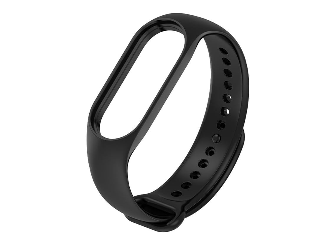 Correa De Reemplazo Para Pulsera De Reloj Universal Impermeable Tpu Para Xiaomi 7 6 5 Negro