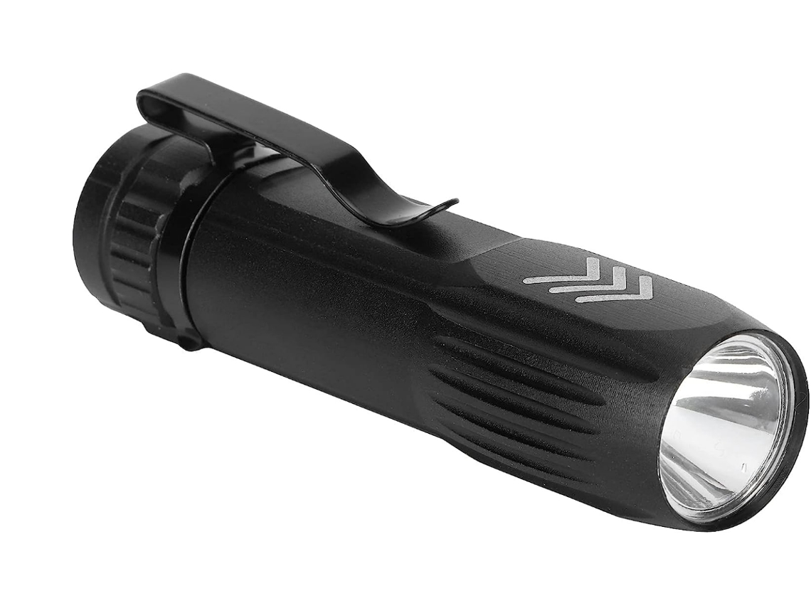 Linterna pequeña superbrillante, recargable por USB, impermeable, ajustable, 67,0 G, Yizhood (negra)