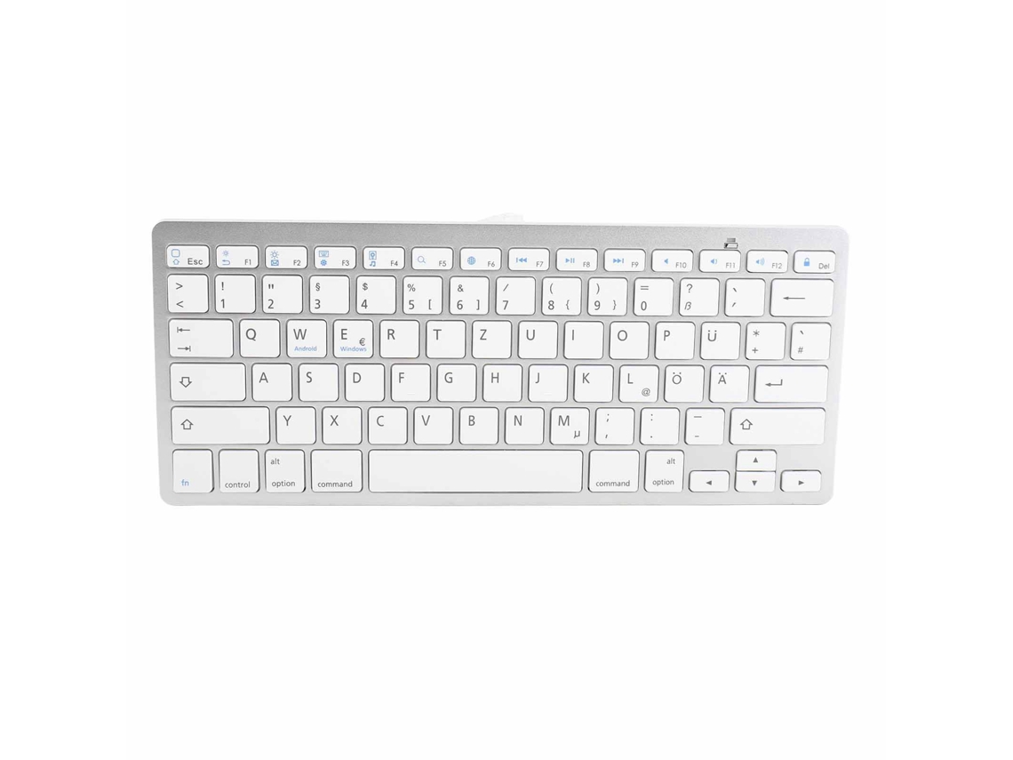 Teclado Bluetooth Inalámbrico Portátil, Delgado Y Silencioso Universal Para Android Y Windows.