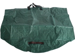 Bolsa Reutilizable Para Residuos De Jardín, De Tela Tejida, Con 2 Asas Reforzadas Y Diseño De Hojas.