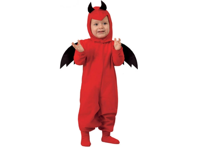 Disfraz de Bebé DISFRAZZES Diablillo (Talla: 6 a 12 meses)