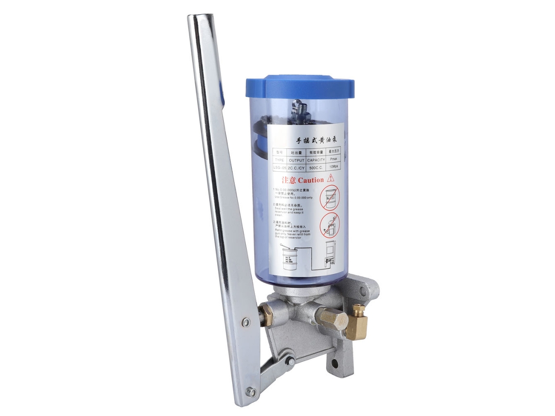 Bomba De Lubricación Manual Lsg-05, 500cc, Salida 6mm, Lubricador De Grasa Operado A Mano