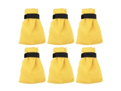 6 cubiertas de grifo gruesas, resistentes al agua y a la congelación, para exteriores, para invierno, color amarillo