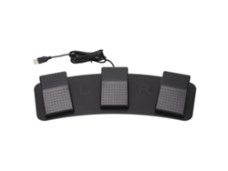 Pedal Multifuncional Ergonómico Usb Con Triple Interruptor De Pie Para Juegos Y Pruebas De Fábrica (interruptor Mecánico)