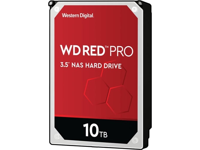 Disco Interno WESTERN DIGITAL Red Pro (3.5" - 10000 GB - SATA III)