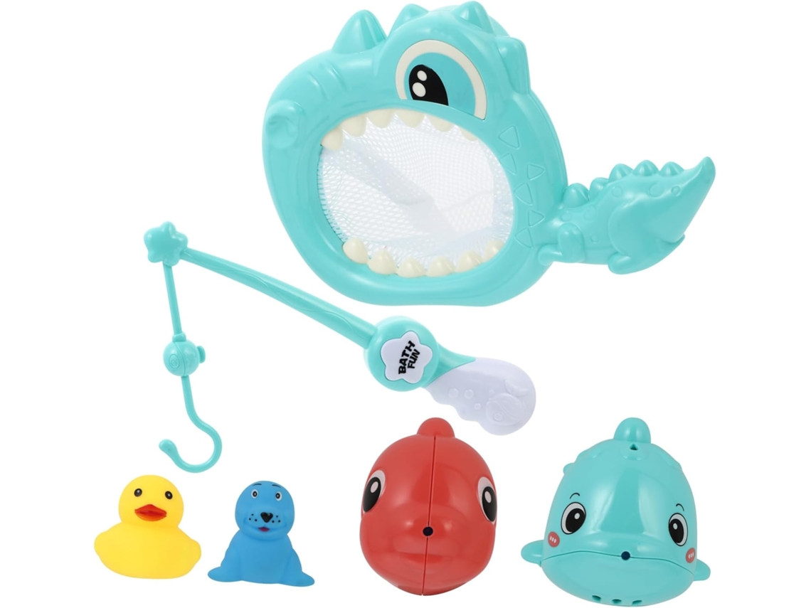 Juguete De Baño Con Palo Y Red, Juguete Acuático Para Niños, Niñas Y Bebés, Color Aleatorio.