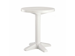 Mesa Redonda Exterior Ø60 Blanco Banyoles Garbar