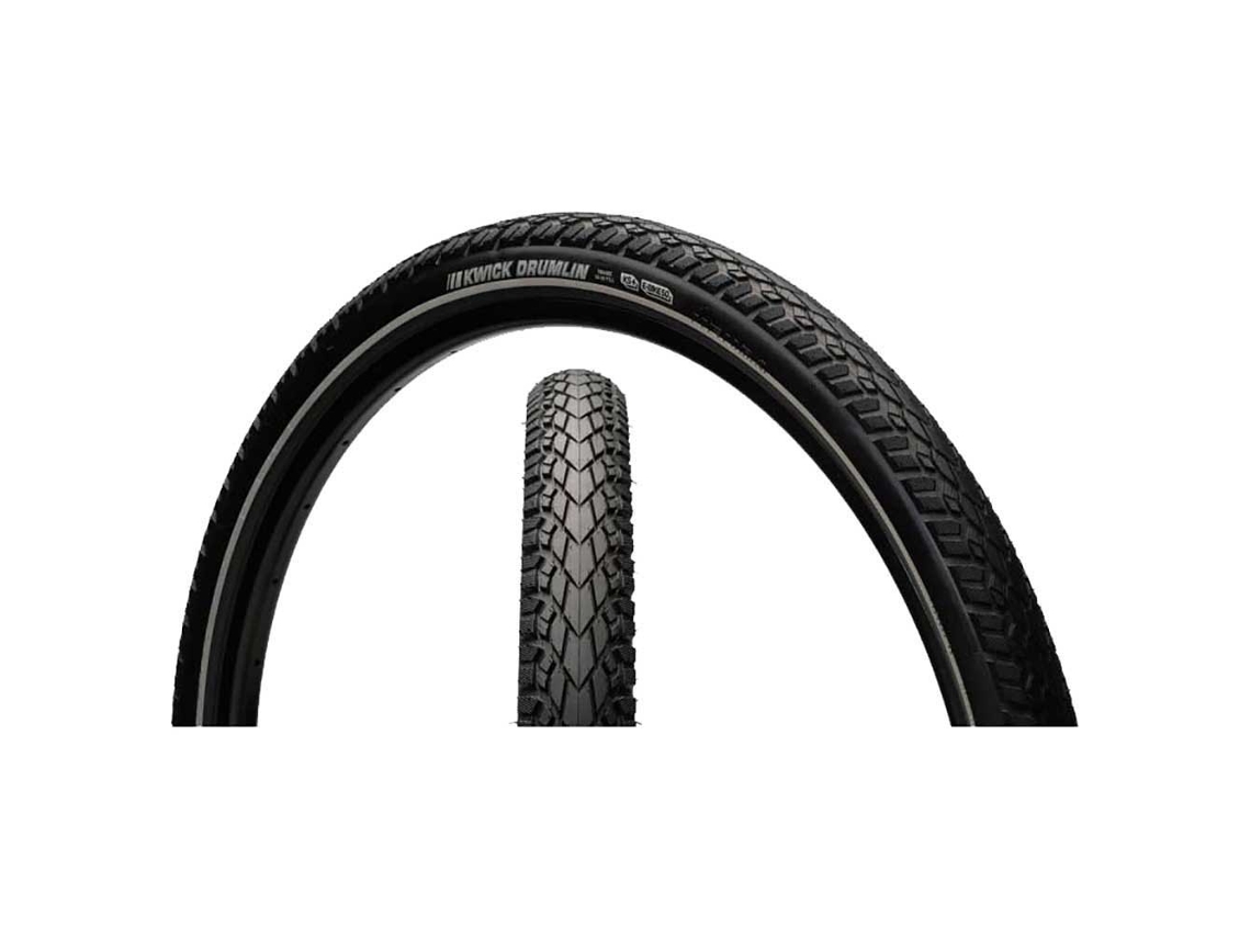 Pneu de Mtb Rígido Kwick Drumlin K1216 Tubeless 26´´ X 1.75 Preto 26´´ X 1.75Kenda
