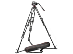 Trípode MANFROTTO Fluid Video System (Video - Altura Máxima: 164 cm - Aluminio)