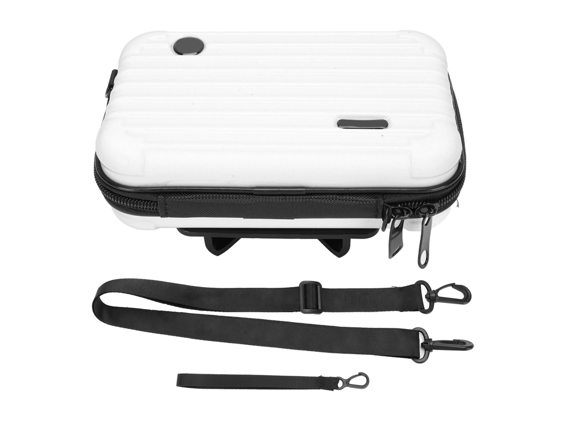 2026-bolsa Delantera Para Bicicleta Plegable 8 Pulgadas Adaptador Funda Rígida Pvc Portátil Accesorios Ciclismo Blanco
