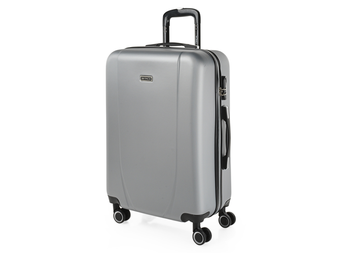 Maleta Abs Mediana Itaca Tiber Plata (42x65x24 Cm - 68l)