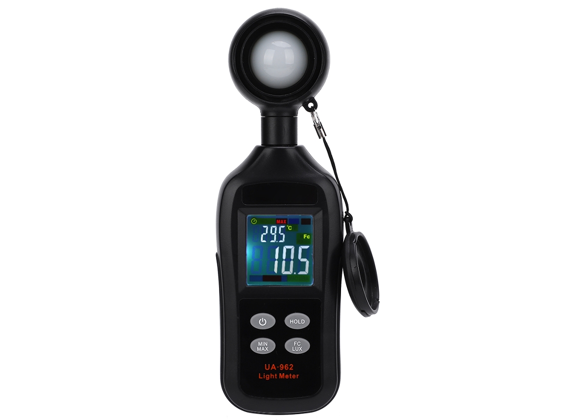 Medidor de luz digital portátil UA962 Fotómetro Luxómetro con pantalla LCD Herramientas