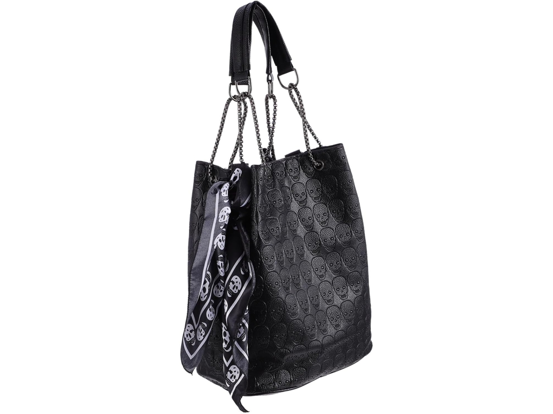 1 Bolso De Hombro Elegante Para Mujer Con Pañuelo De Seda Y Estuche De Pu Para Salidas De Compras Y