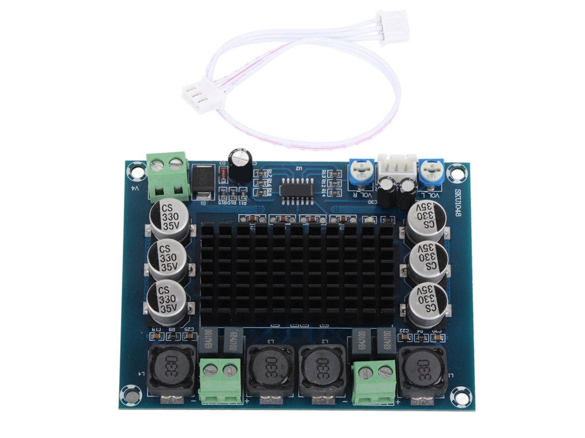 Placa De Amplificador De Potencia Digital 2 Canales Módulo Electrónico Tpa3116d2 Dc12-26v 120w Xh-m543