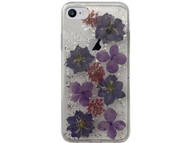 Funda iPhone 6, 6s, 7, 8 PURO Hippie chic Morado