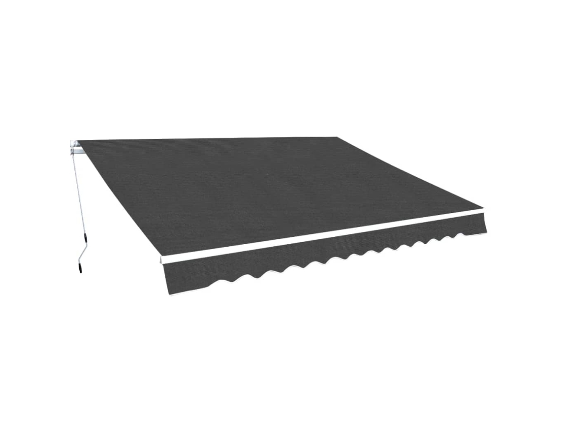 Toldo Dobrã¡vel Manual 500 Cm Antracite Dkd Home Decor