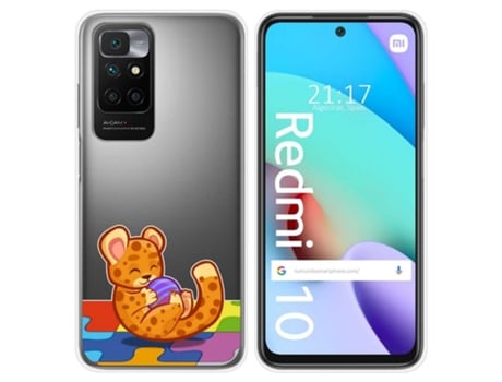 Carcasa Xiaomi Redmi 10 TUMUNDOSMARTPHONE Dibujos Transparente Multicolor