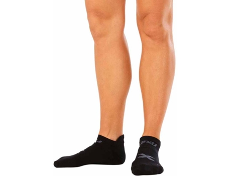 Calcetines para Mujer 2XU No Show Negro para Corrida (XS - S)