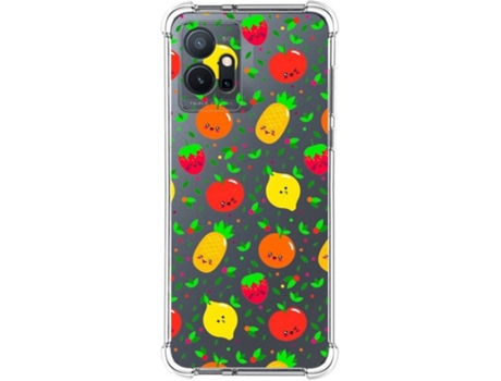 Carcasa para Vivo Y55 5G TUMUNDOSMARTPHONE Dibujos Antigolpes Frutas 01 Multicolor