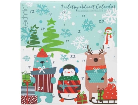Calendario de Adviento NOVELTY Productos para el cuerpo y el baño (24 peças)