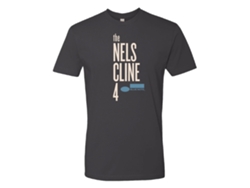 Camiseta unisex para adultos Nels Cline 4 Charcoal ROCKINSTONE, superventas. Talla: L