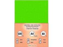 80Gr A4 Papel Verde Fuerte 500 Hojas