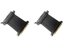 2x Pci E 4.0 De Velocidad Completa, 16 Puertos De Extensión Para Tarjeta Gráfica, Adaptador De Cable De 180 Grados Y 10 Cm.