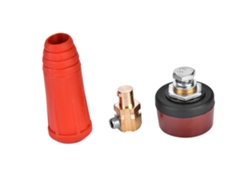 1pcs Conector Rápido De Cable De Soldadura Estilo Europeo Dkj50-70 Rojo Adaptador De Unión Rápida