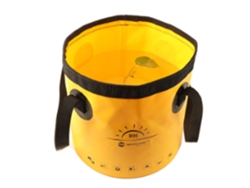 Lavabo portátil, cubo plegable multiusos para actividades al aire libre, ligero y a prueba de fugas, con asa resistente, fácil de transportar.