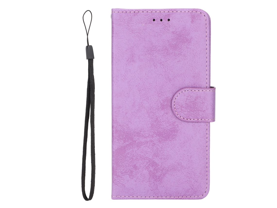 Capa De Celular 2 Em 1 Magnética Removível Anti-impacto Pasta Com Suporte Para Ios 13 6.1in Roxa