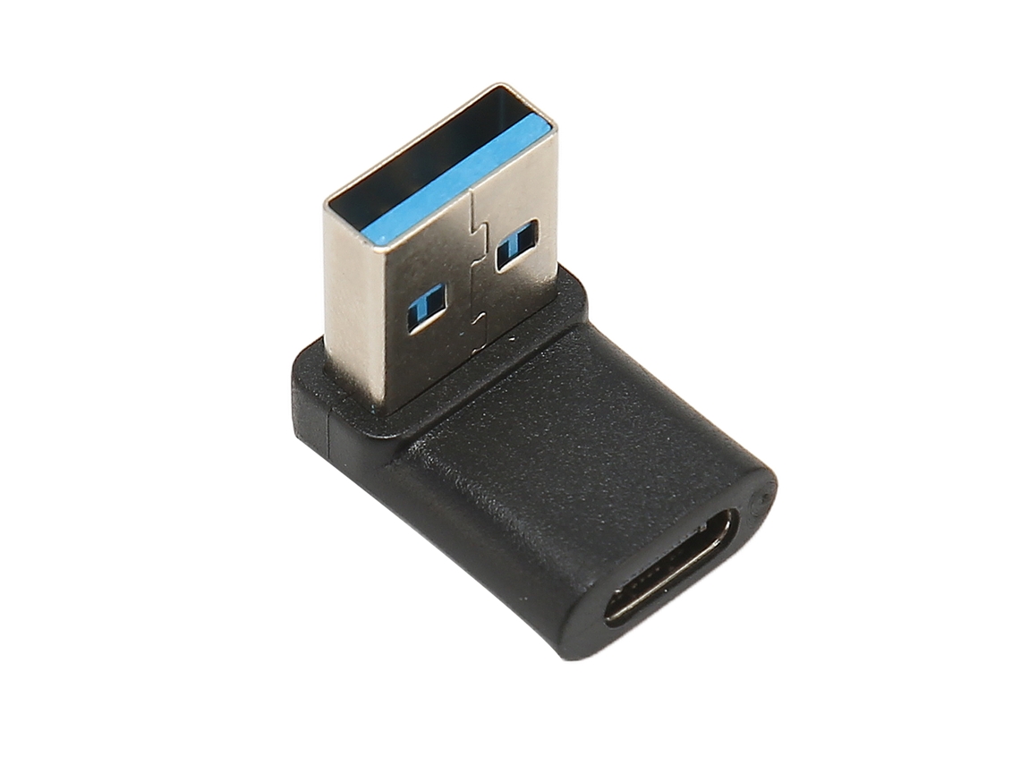 Adaptador Usb A 3.2 Macho Para Usb C Fêmea Ângulo Retto 10gbps Plug And Play Para Laptop Pc
