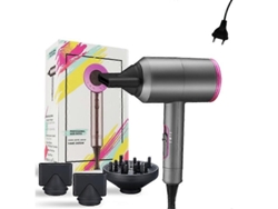 Secador de pelo profesional Ly Ebike con difusor para cabello rizado (2023)