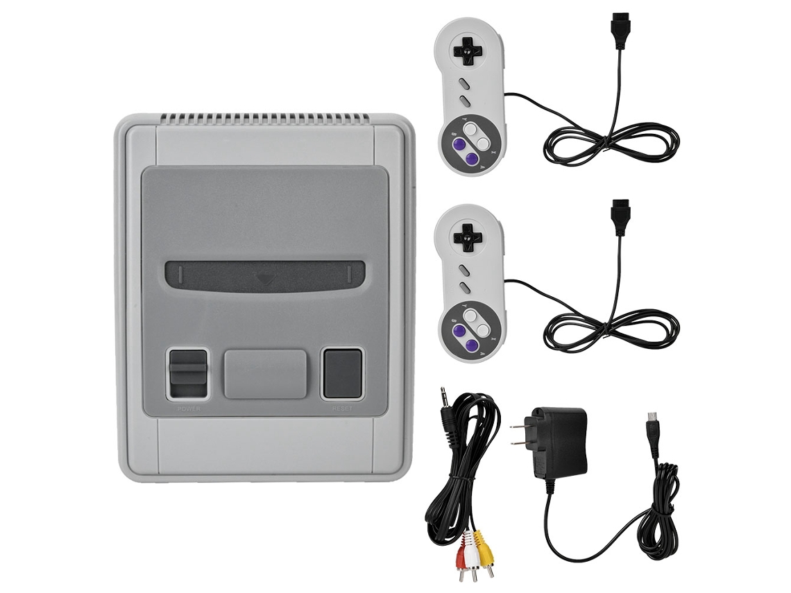 Consola De Juegos Portátil Con Cable Mini 6 En 1 Con 2 Mandos Y Pantalla Hd
