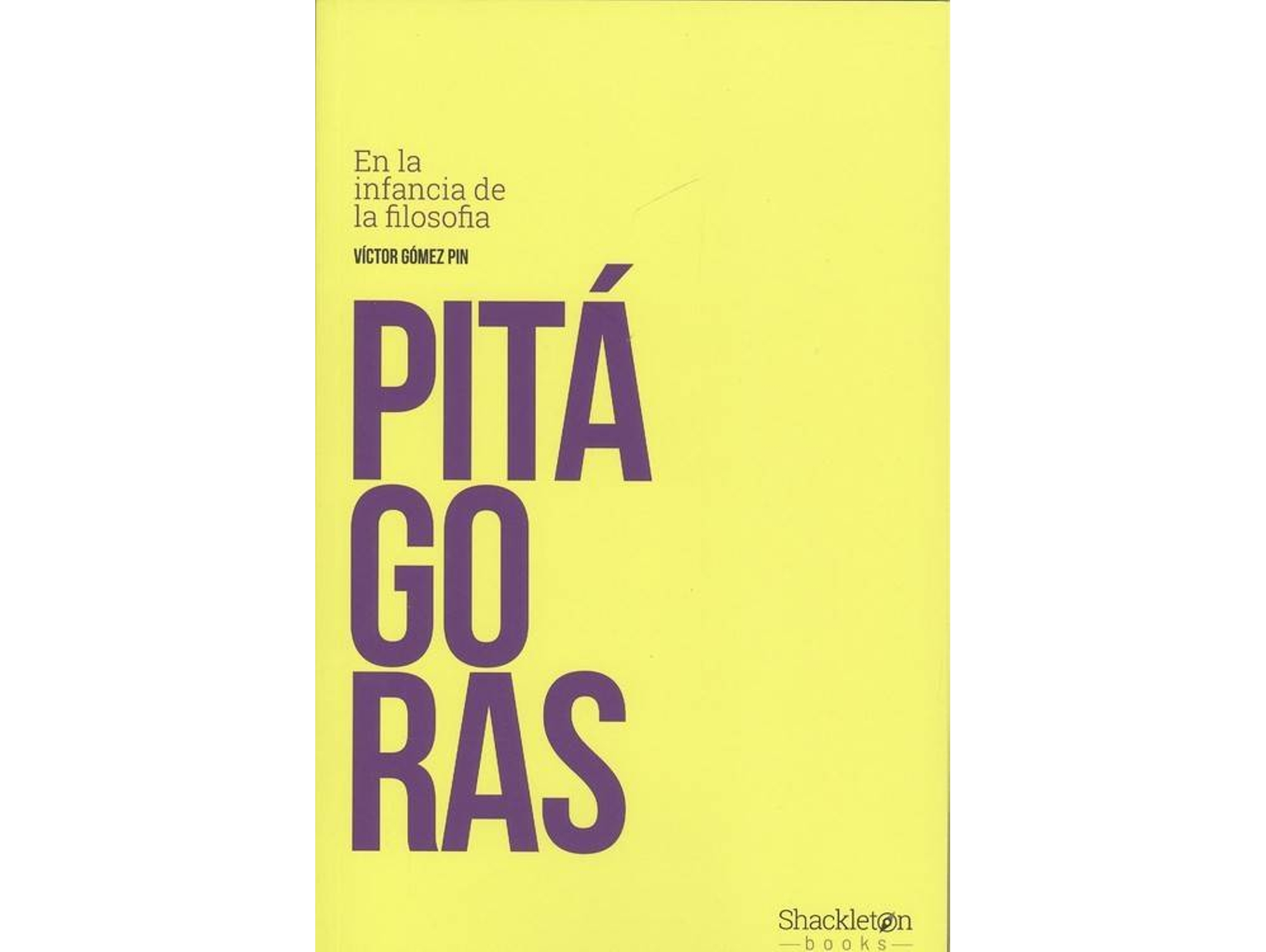 Libro Pitágoras de Victor Gómez Pin (Español)